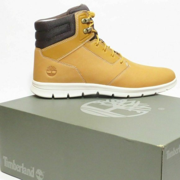 Timberland Men's Graydon Mid Lightweight Sneaker Chukka Boot Shoe Wheat A1OEA - Picture 1 of 8